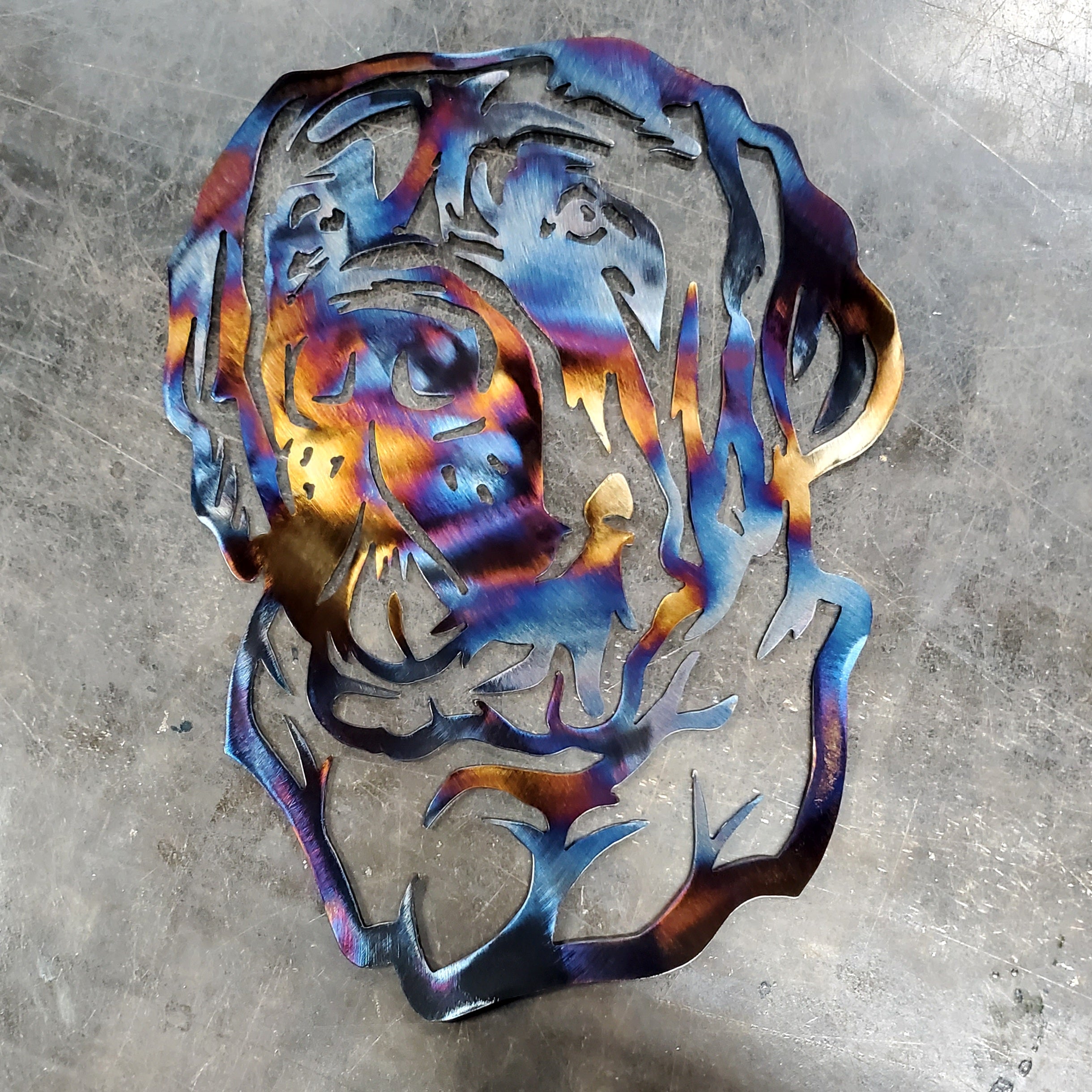 Mastiff #3 Metal Art