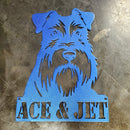 Schnauzer Metal Art