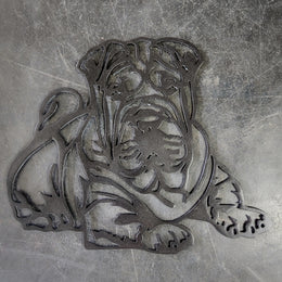 Shar Pei Metal Wall Art