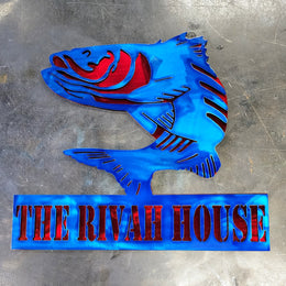 Striped Bass (Rockfish) Metal Wall Art