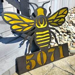 Bee Metal Wall Art