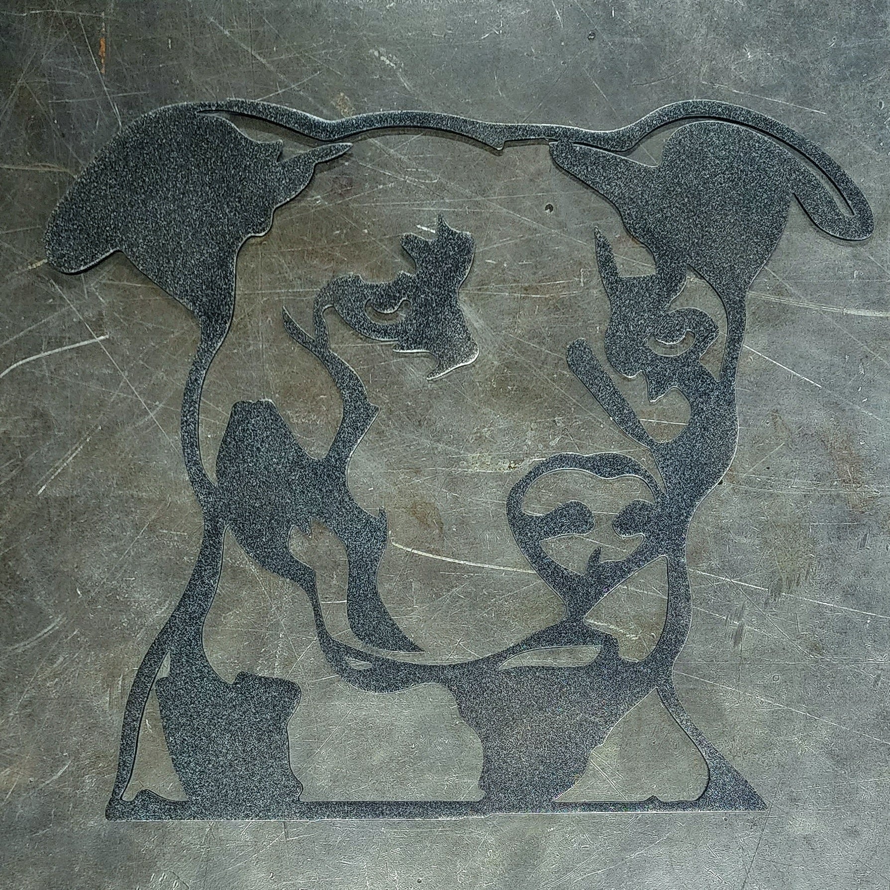 Pitbull #1 Metal Art