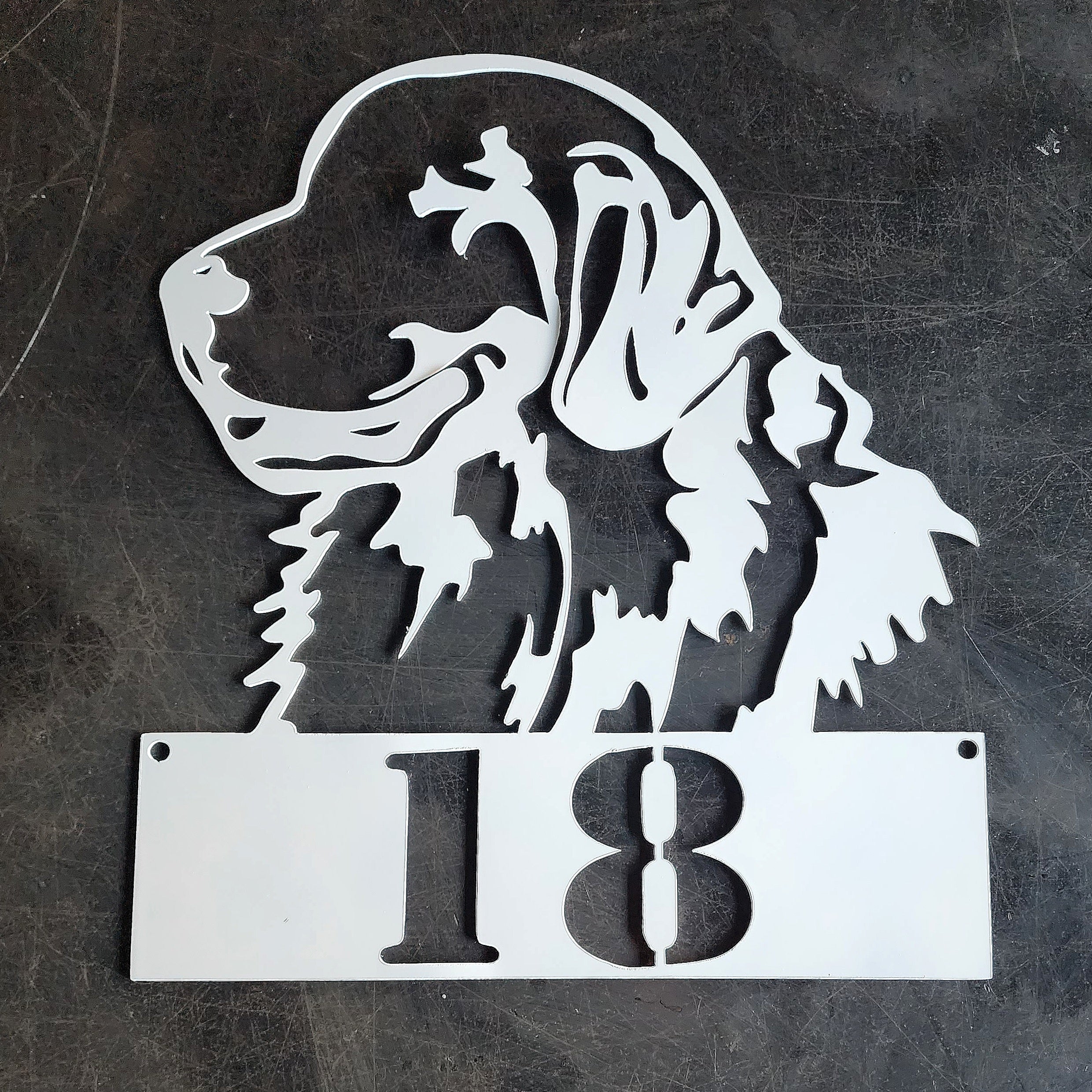 Golden Retriever #1 Metal Art