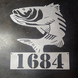 Striped Bass (Rockfish) Metal Wall Art