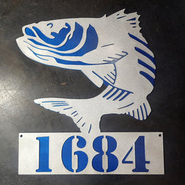 Striped Bass (Rockfish) Metal Wall Art