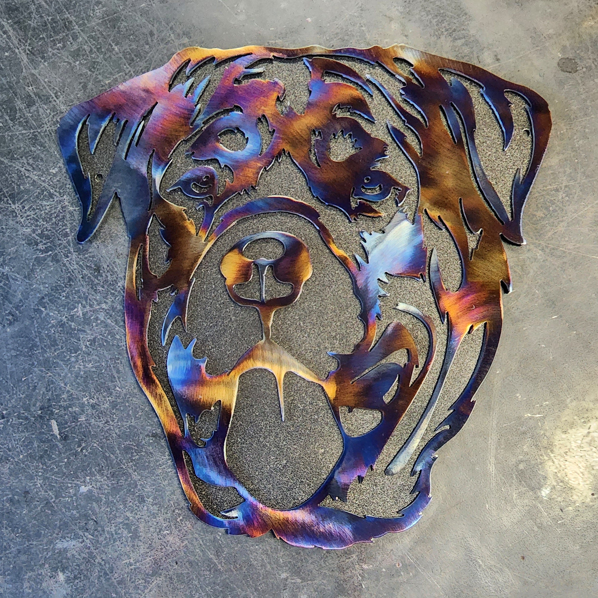 Rottweiler #2 Metal Art