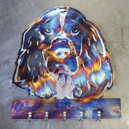 Springer Spaniel Key & Leash Hanger