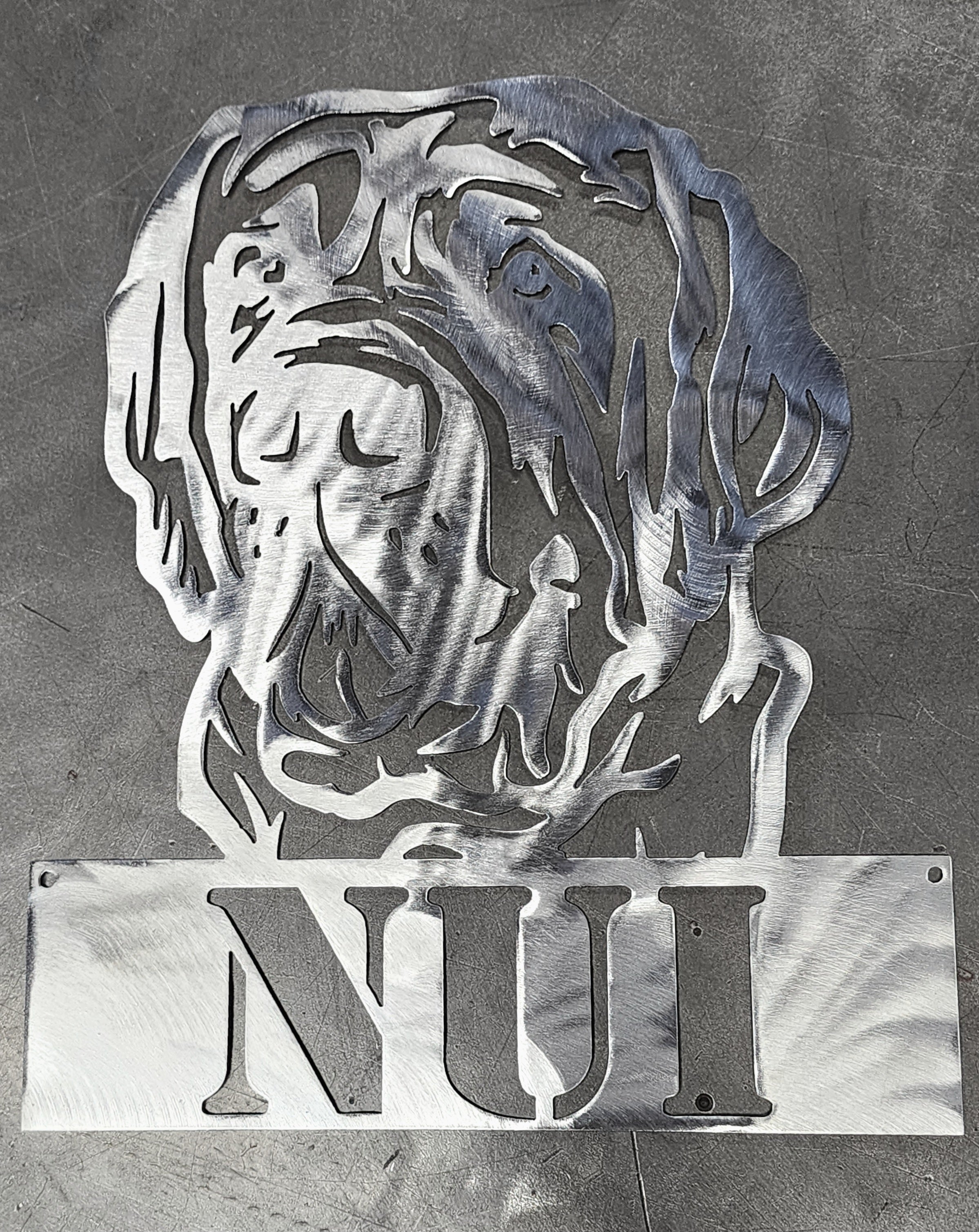 Mastiff #3 Metal Art