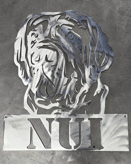 Mastiff Metal Wall Art