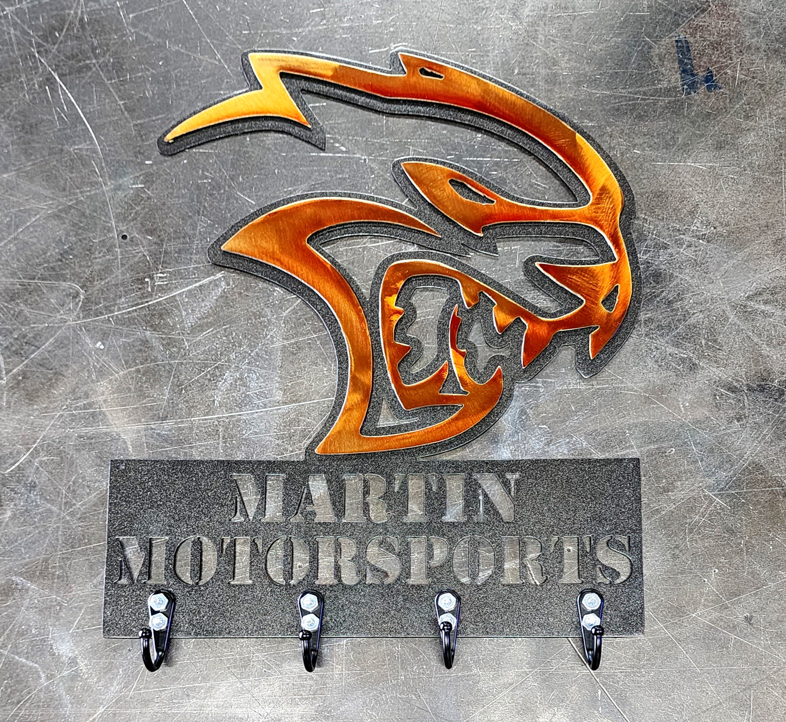 Dodge Hellcat Key & Leash Hanger