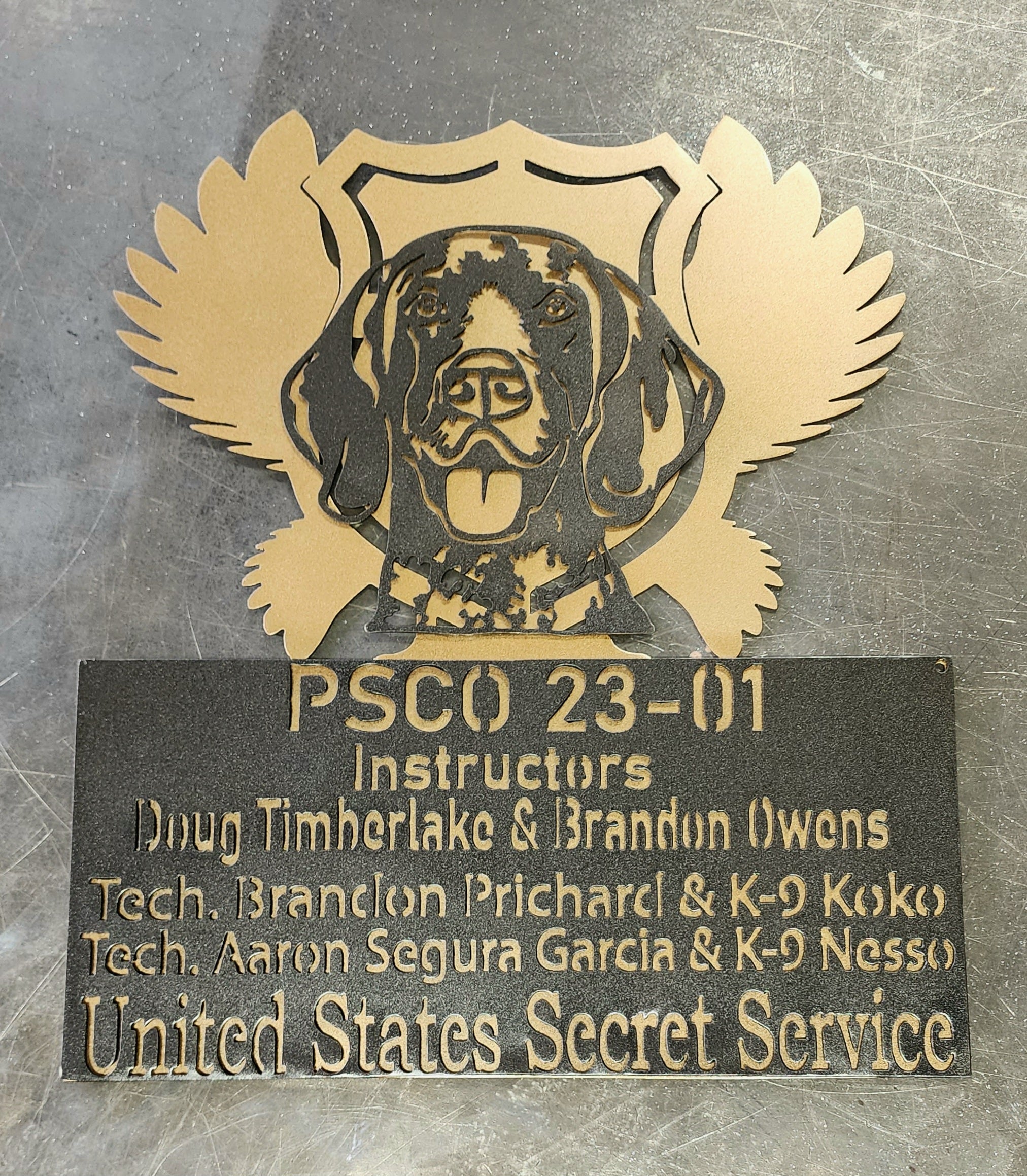 Custom Military & First Responder Signs & Metal Art