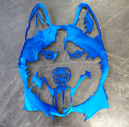 Husky Metal Wall Art