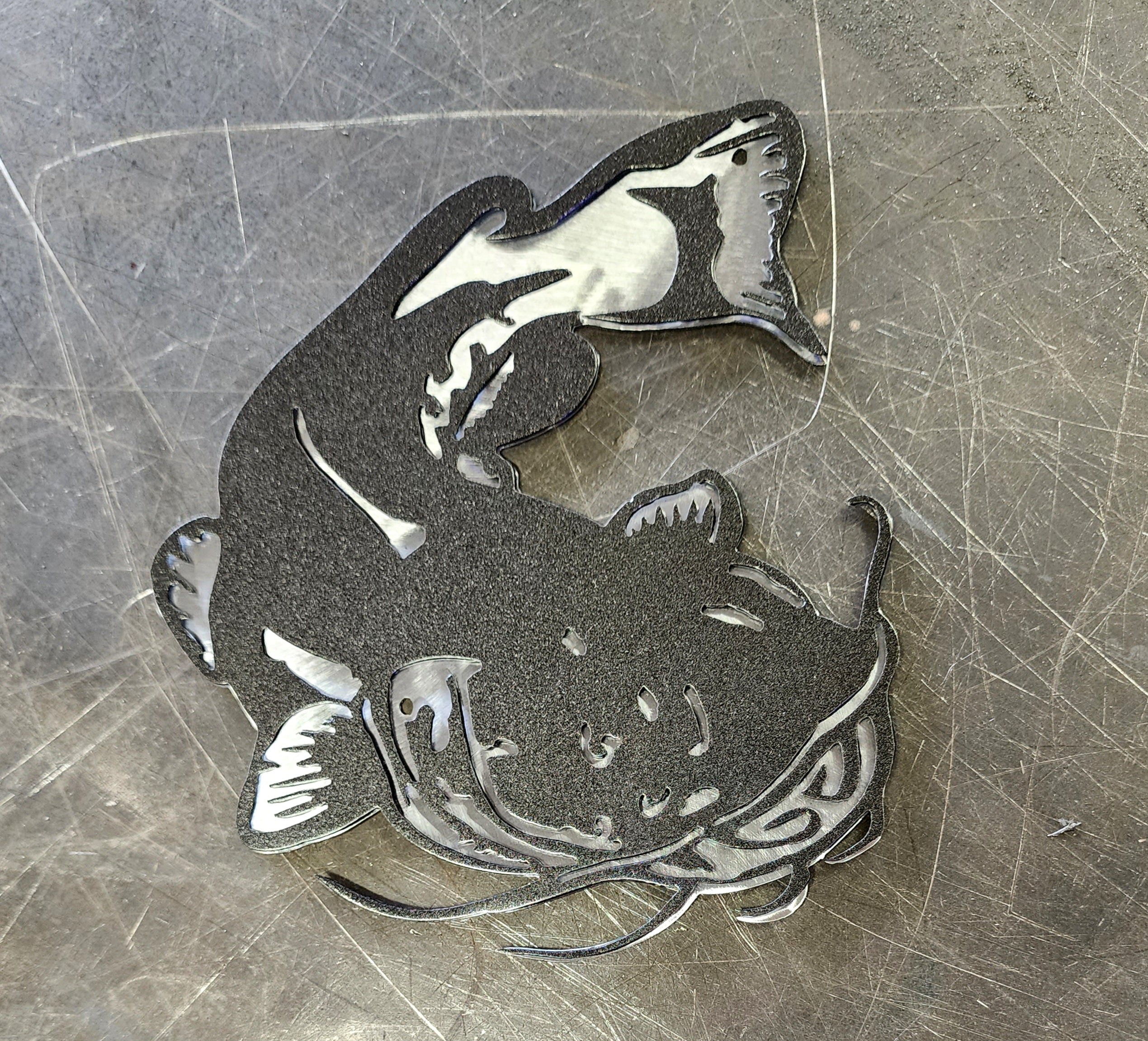 Catfish Metal Art
