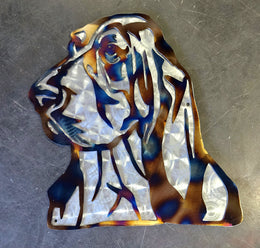 Basset Hound Metal Wall Art