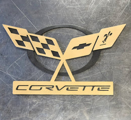 Corvette C5 Metal Wall Art