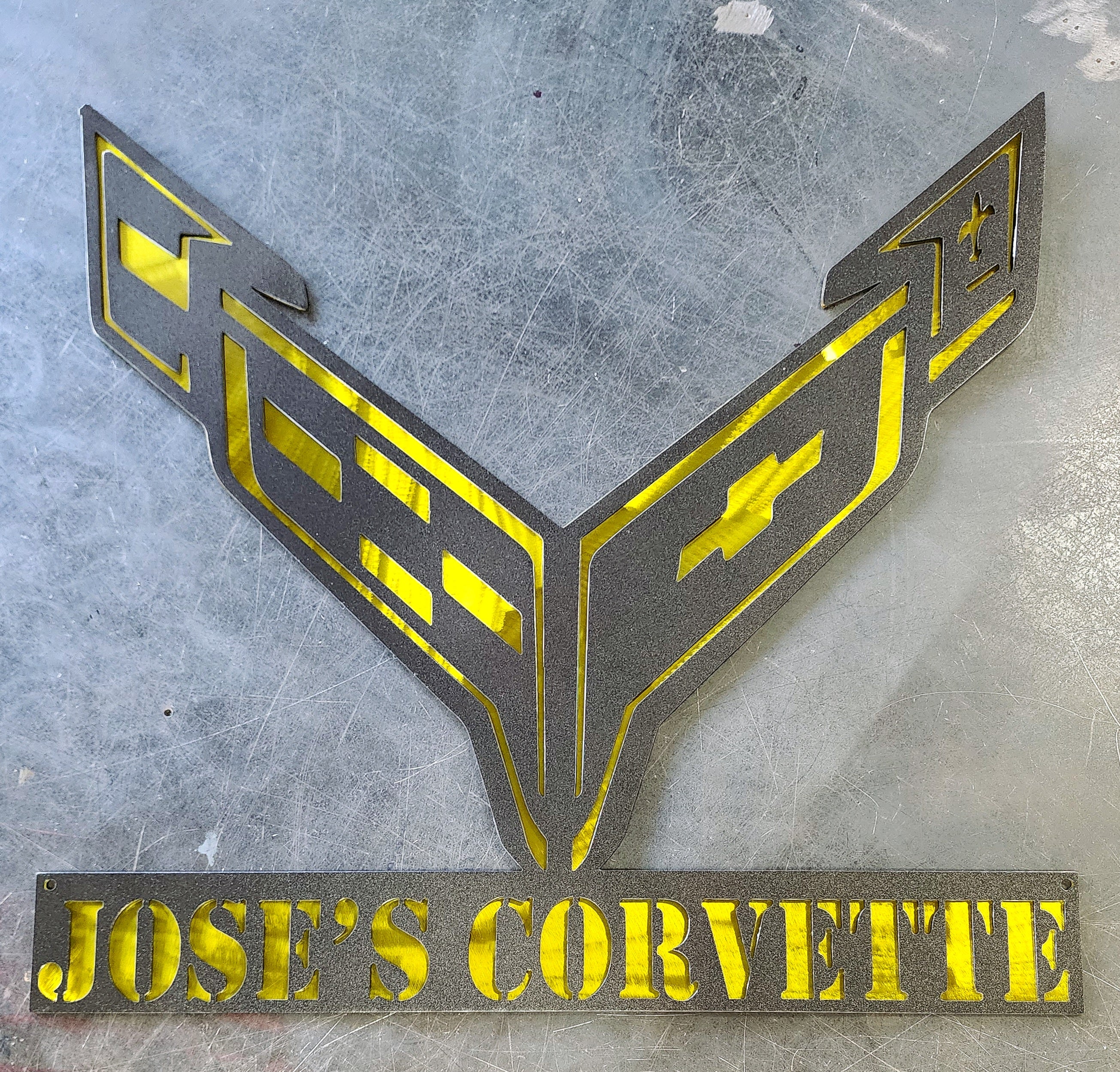 Corvette C8 #2 Metal Art