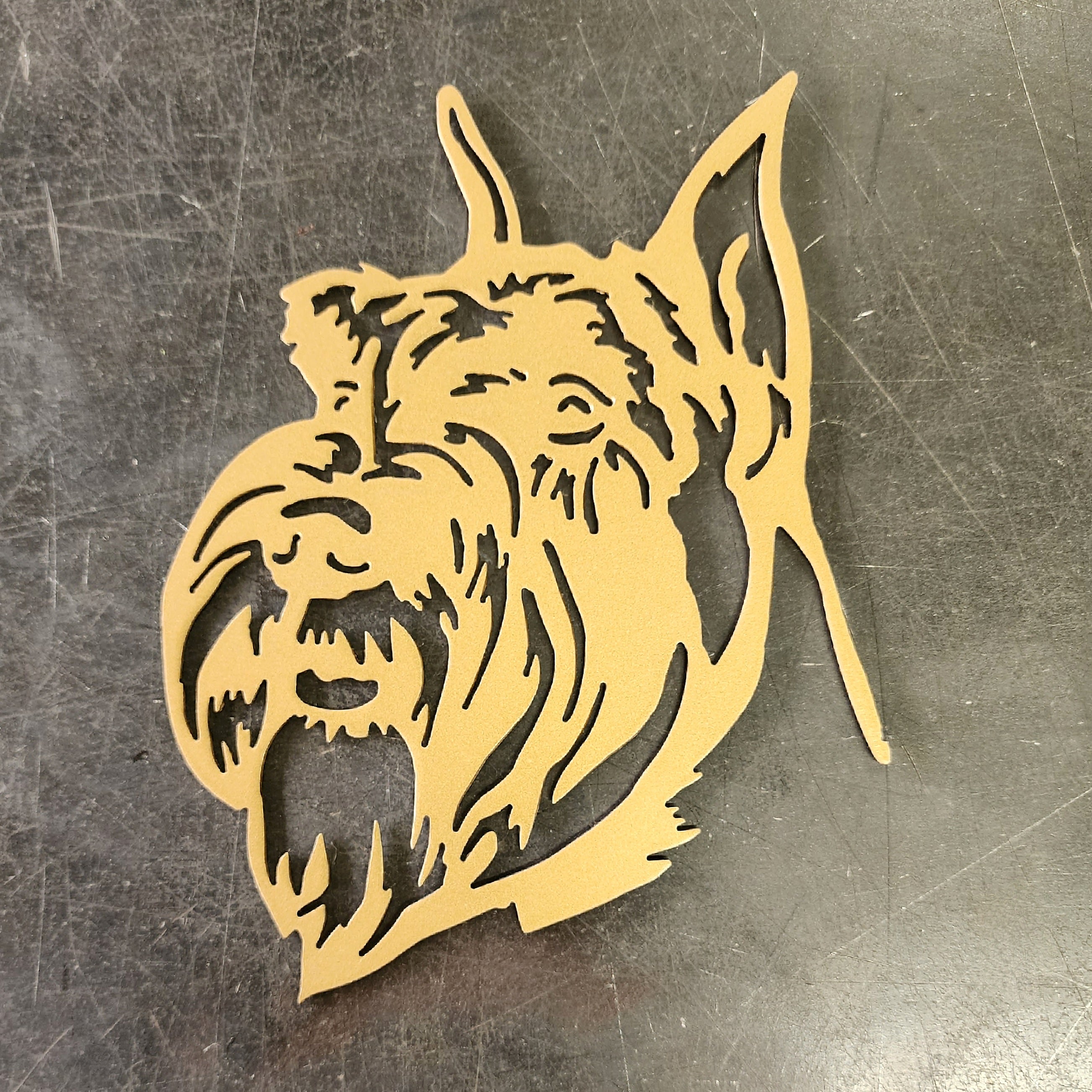 Schnauzer #2 Metal Art