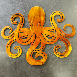 Octopus Metal Wall Art