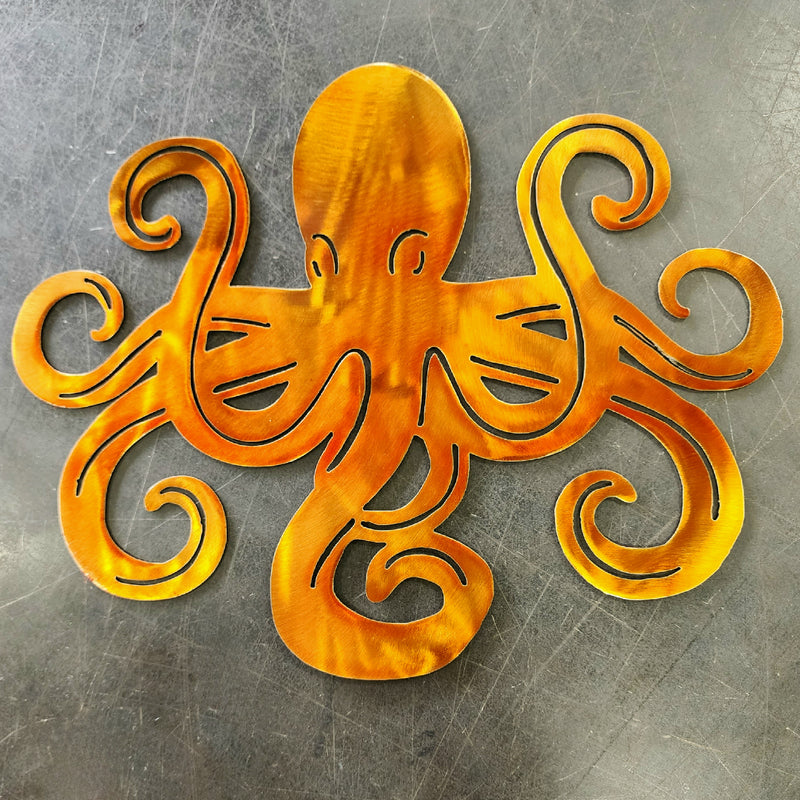 Octopus Metal Art