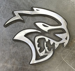 Dodge Hellcat Metal Wall Art