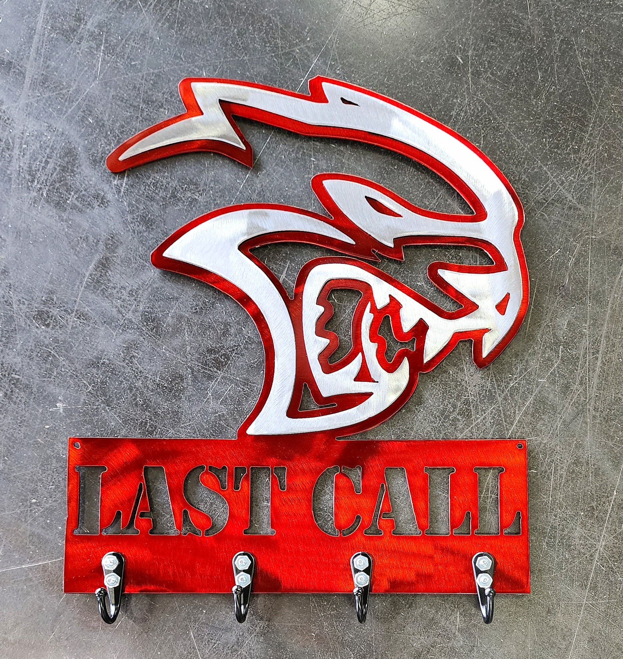 Dodge Hellcat Key & Leash Hanger