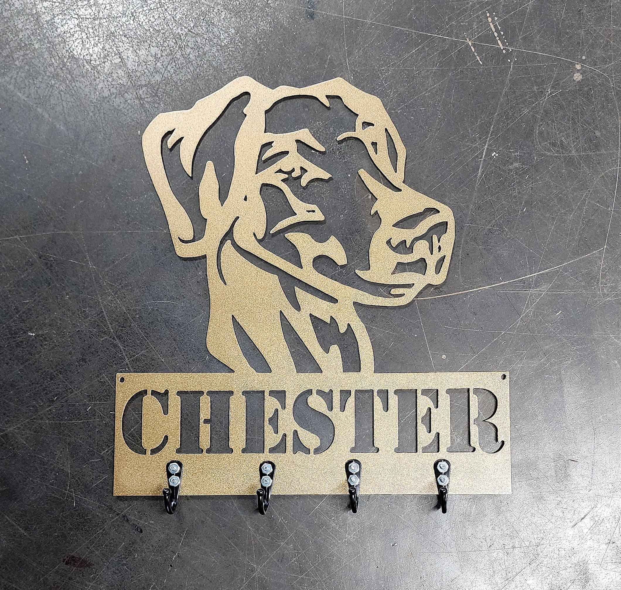 Doberman Pinscher #2 Key & Leash Hanger