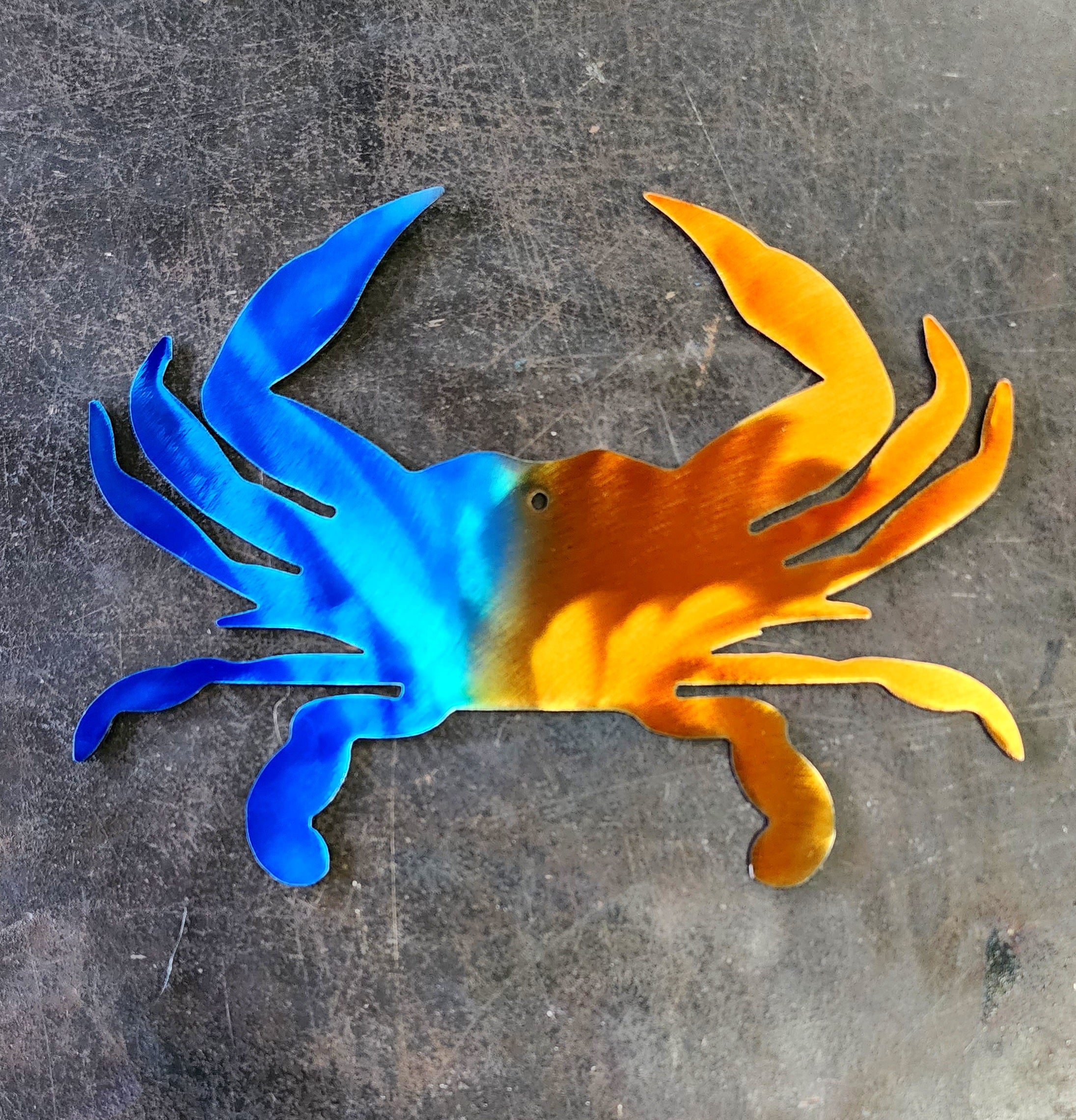 Blue Crab #2 Metal Art