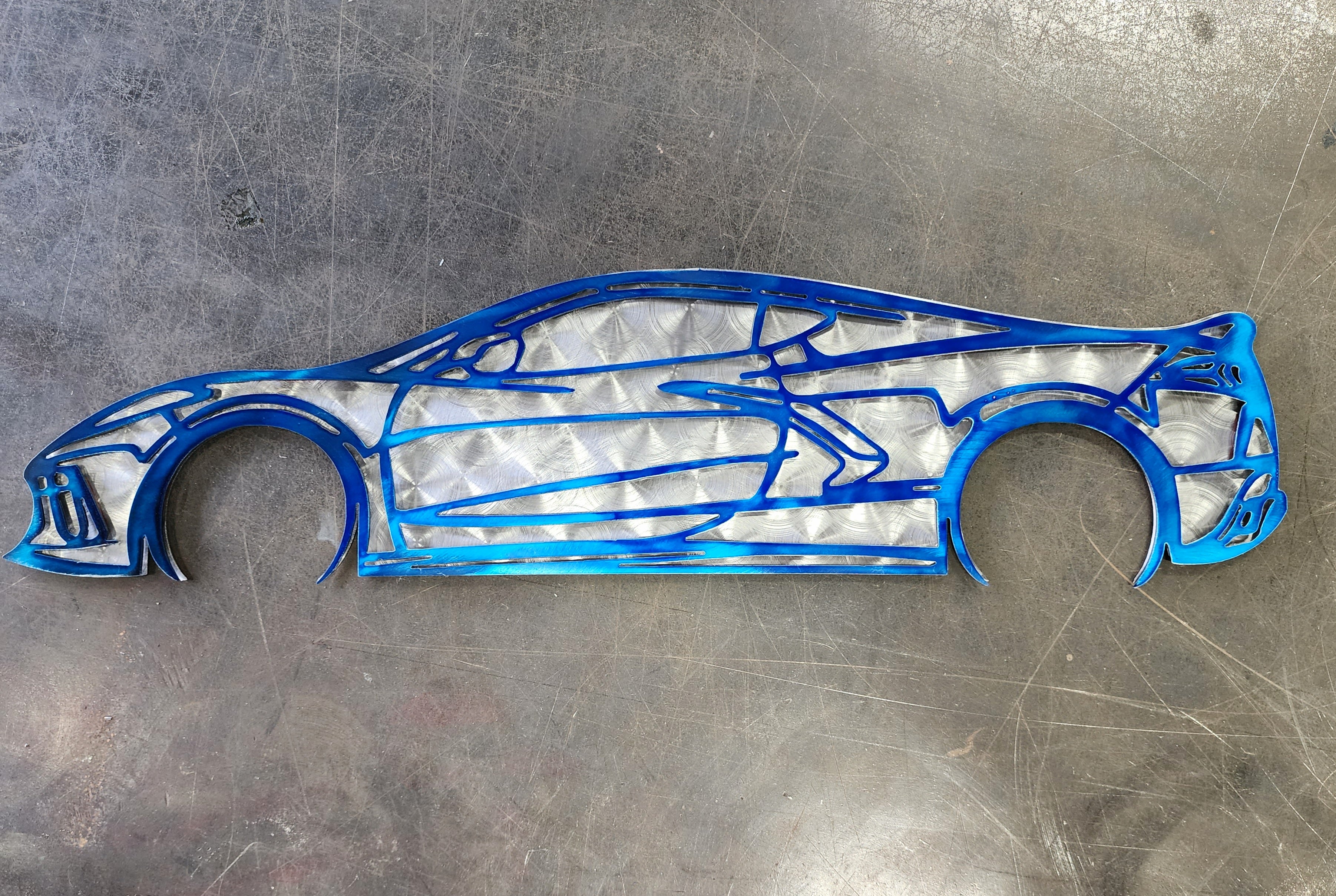 Corvette C8 #1 Metal Art