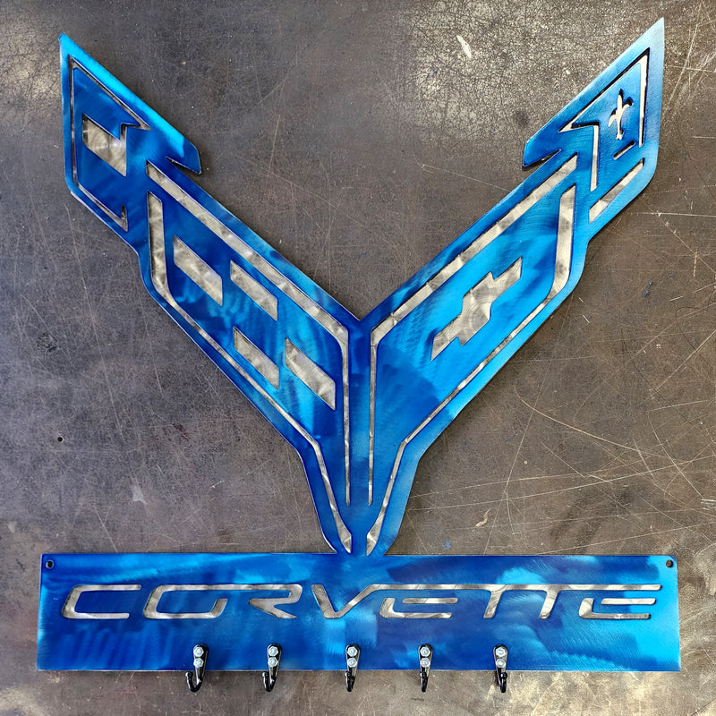 Corvette C8 Key & Leash Hanger