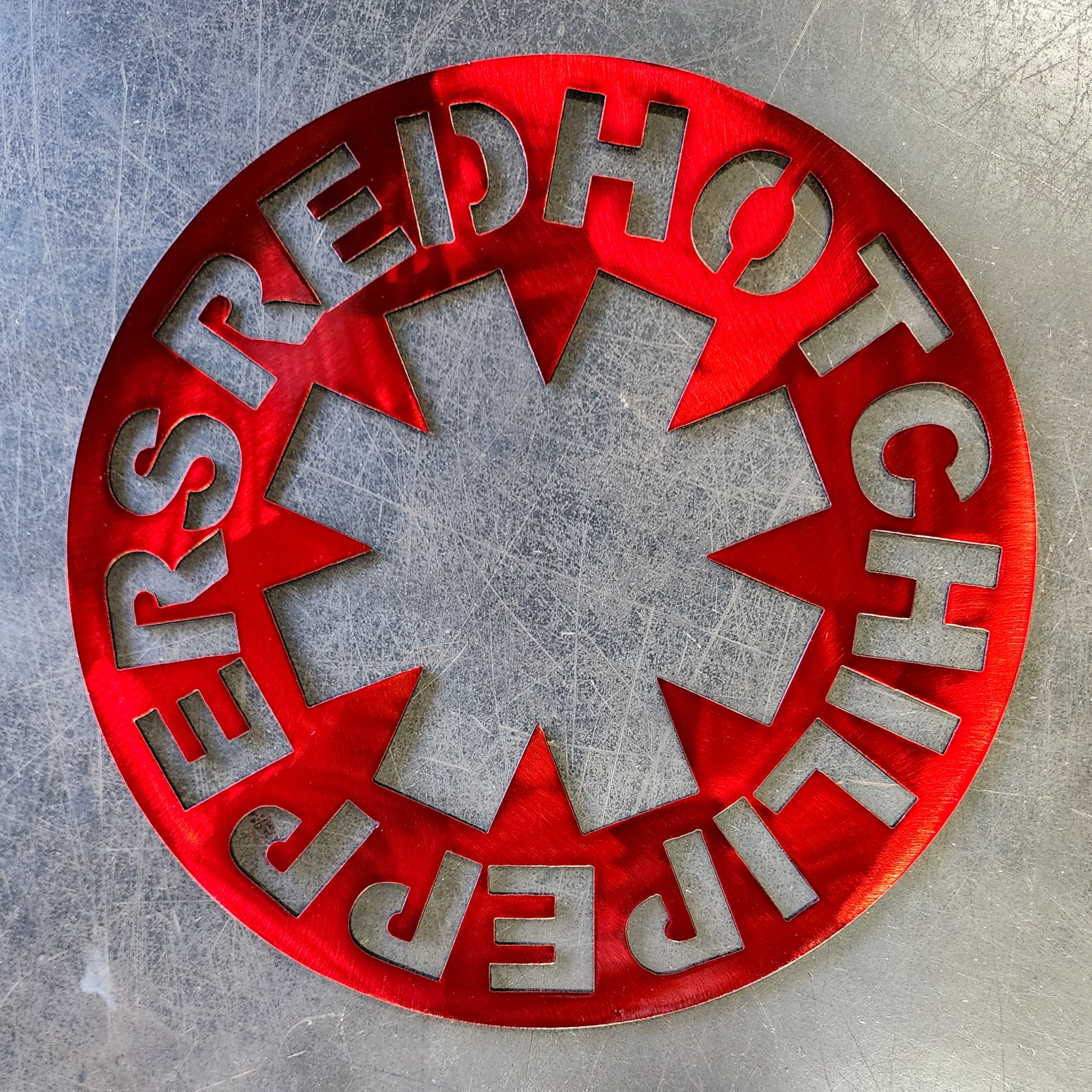Red Hot Chili Peppers Metal Art