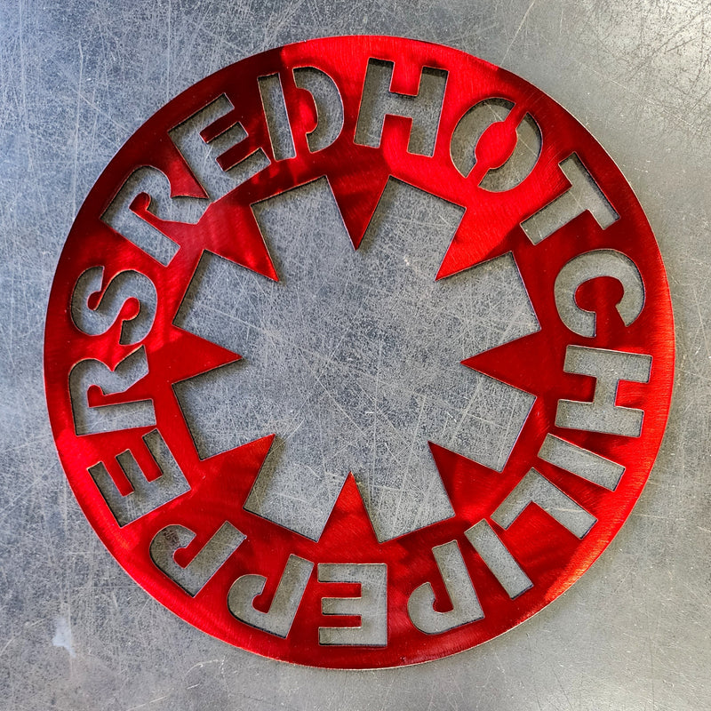 Red Hot Chili Peppers Metal Art