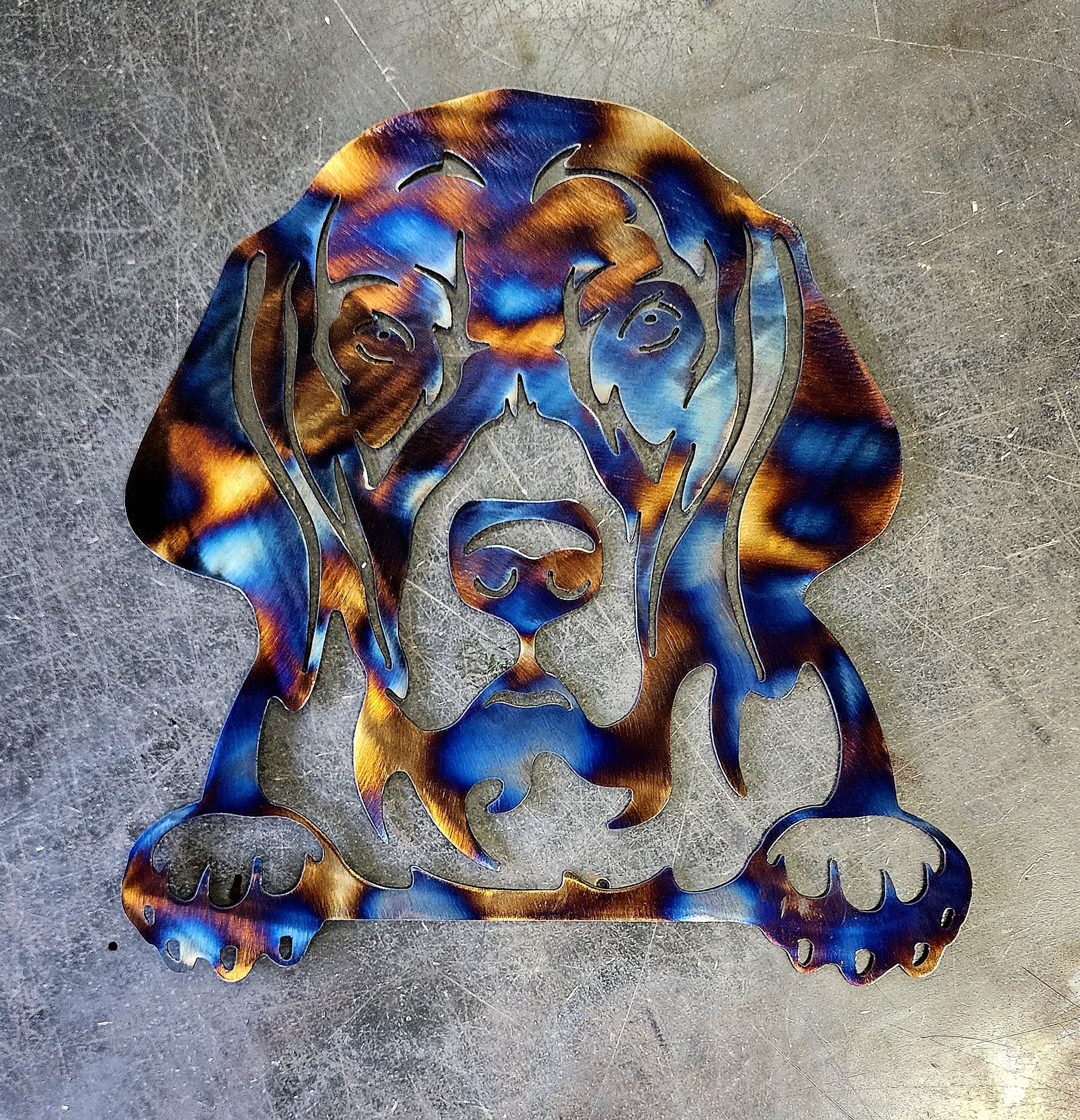 English Pointer Metal Art