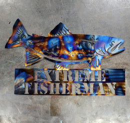 Trout Metal Wall Art