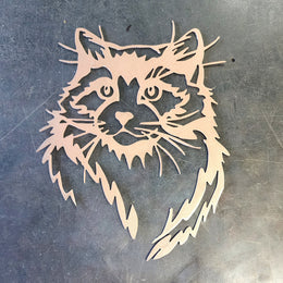 Cat Metal Wall Art