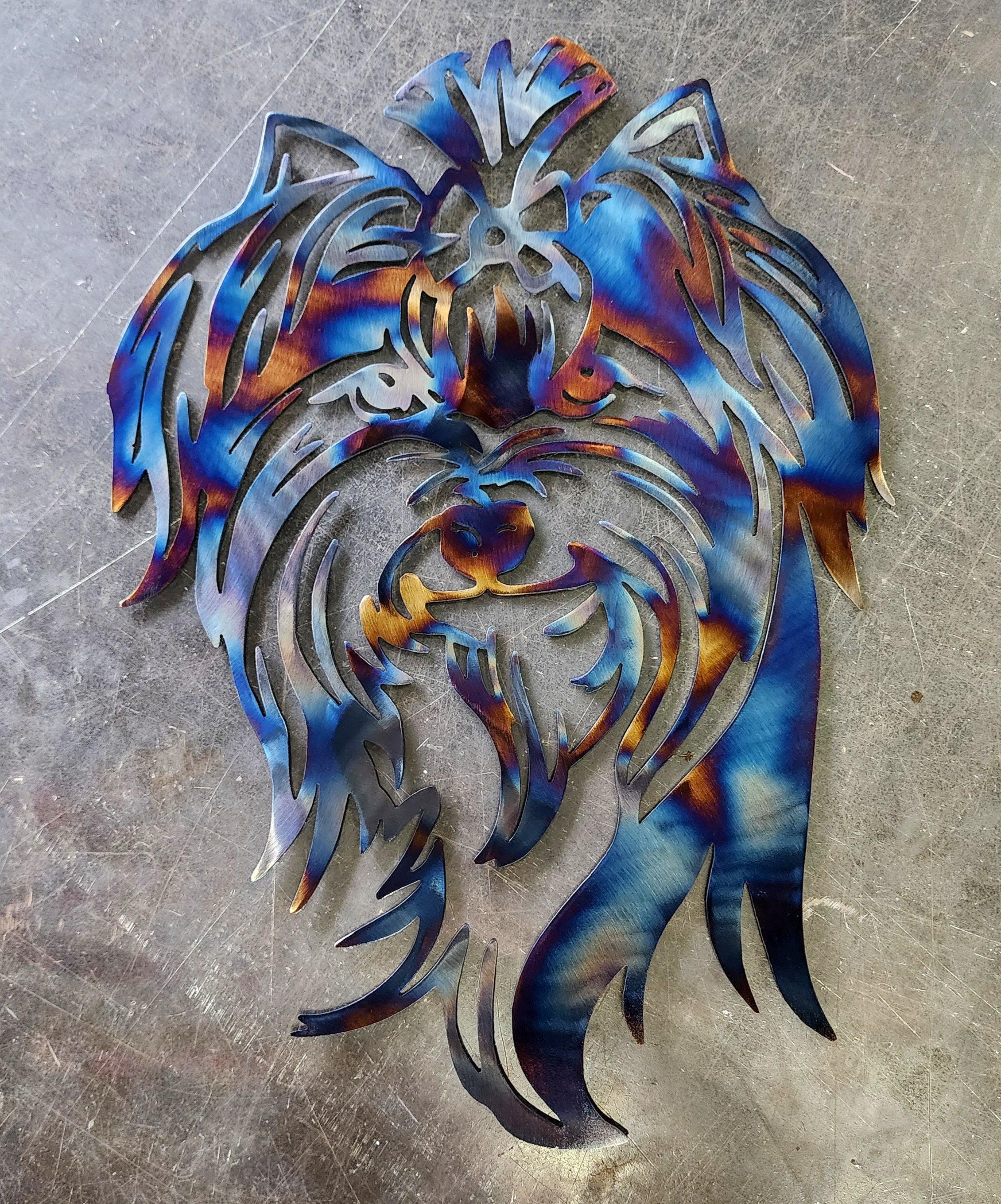Yorkie #1 Metal Art