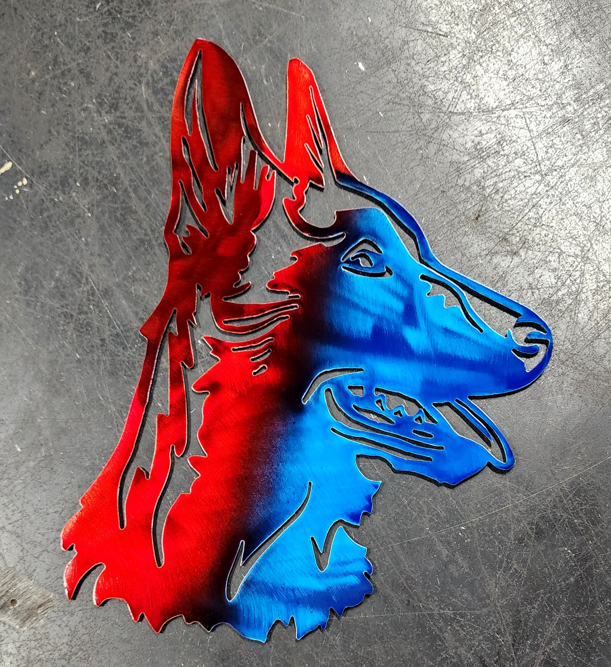 Belgian Malinois #2 Metal Art