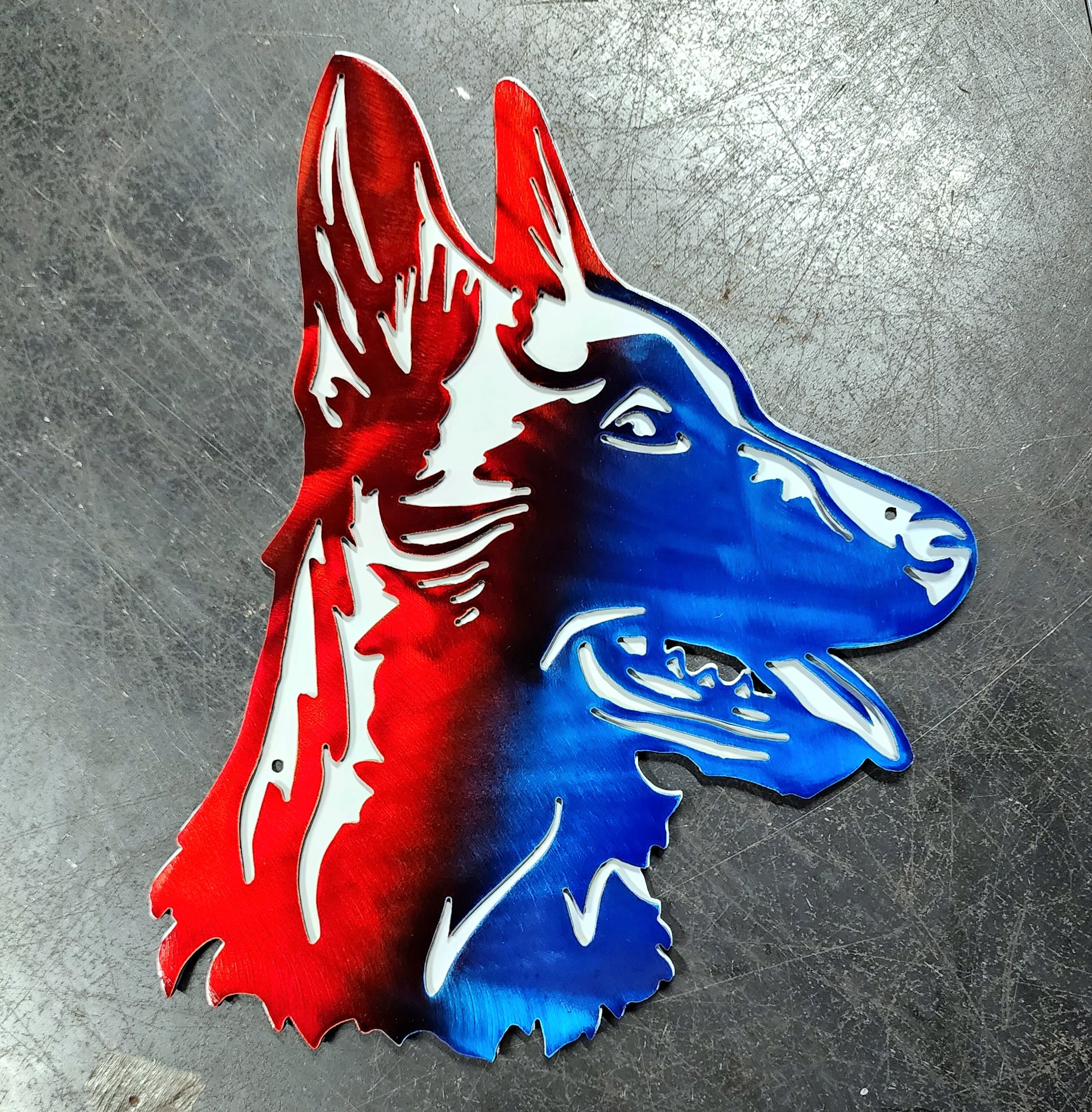 Belgian Malinois #2 Metal Art