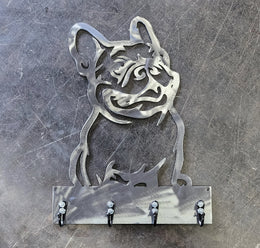 French Bulldog Key & Leash Hanger