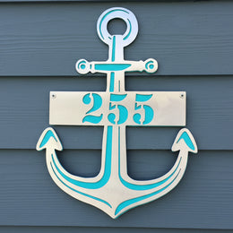 Anchor Personalized Metal Sign