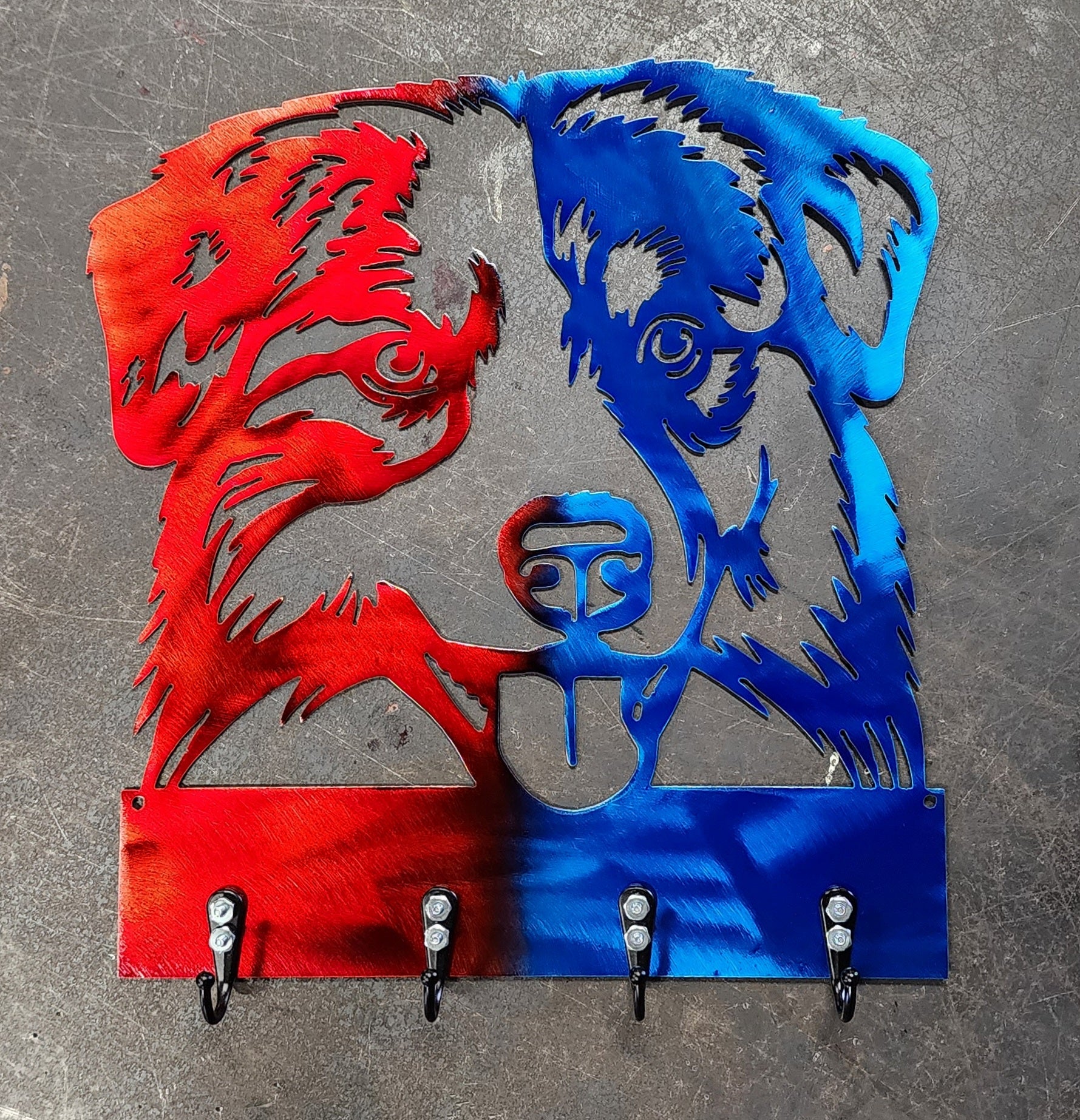 Australian Shepherd #1 Key & Leash Hanger