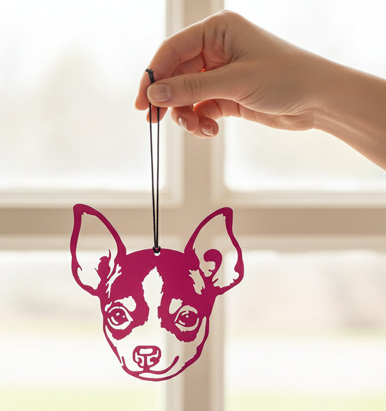 Chihuahua Metal Art Ornament