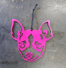 Chihuahua Metal Art Ornament
