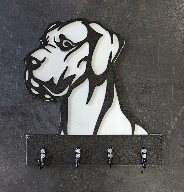 Great Dane Key & Leash Hanger #1