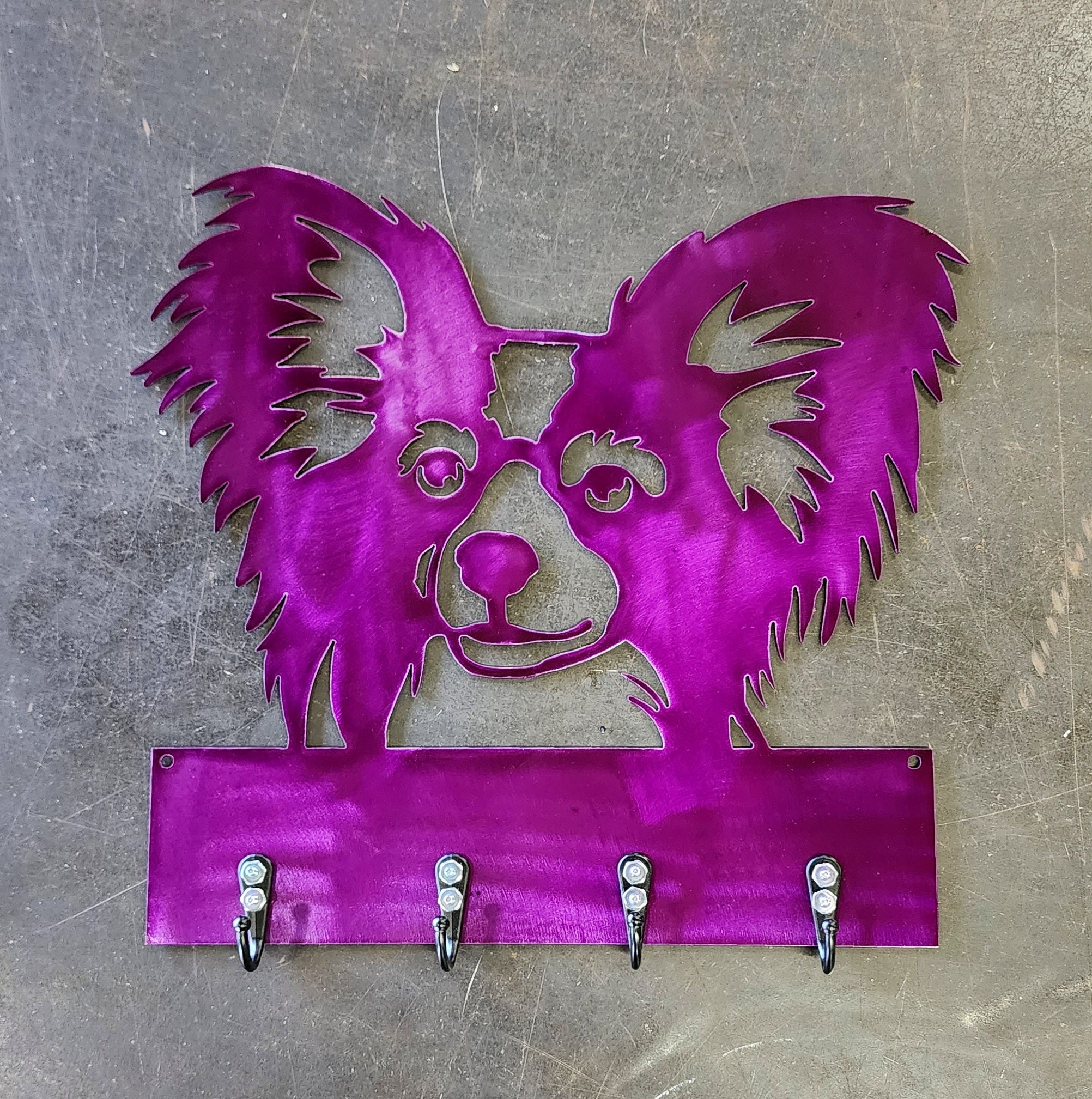 Papillon Key & Leash Hanger