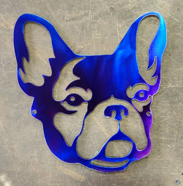 French Bulldog Metal Wall Art