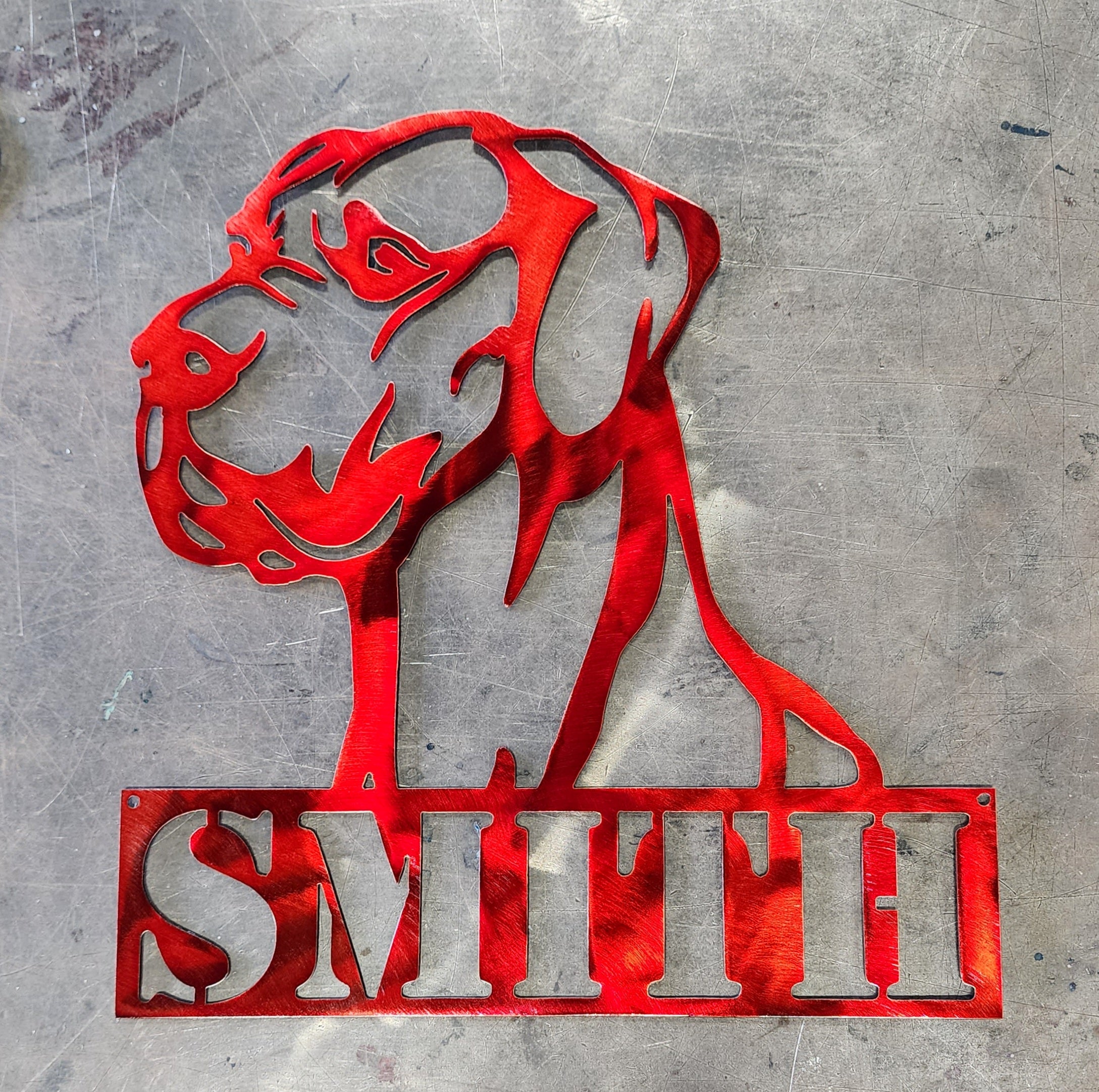 Great Dane #1 Metal Art