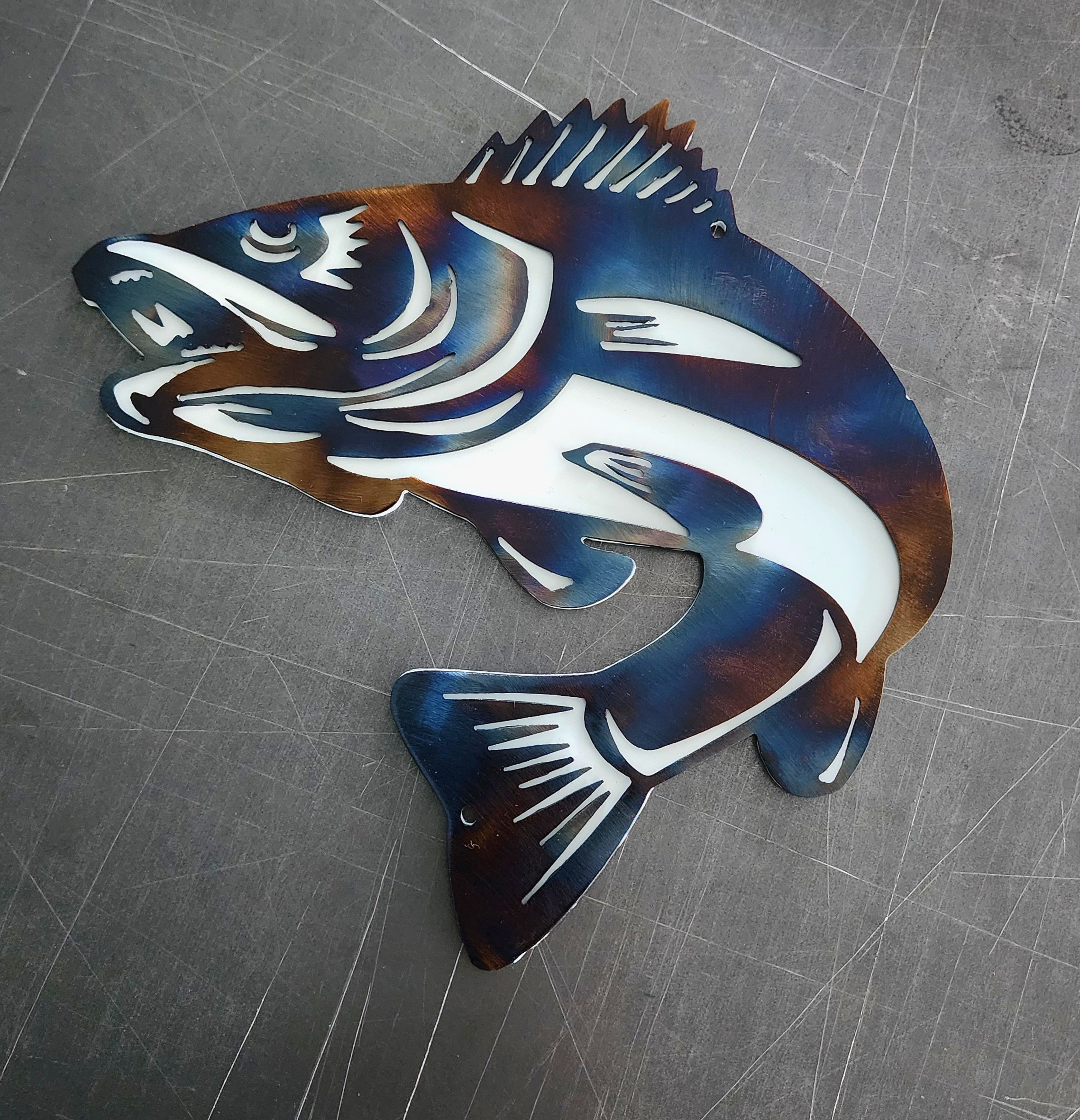 Walleye #1 Metal Art