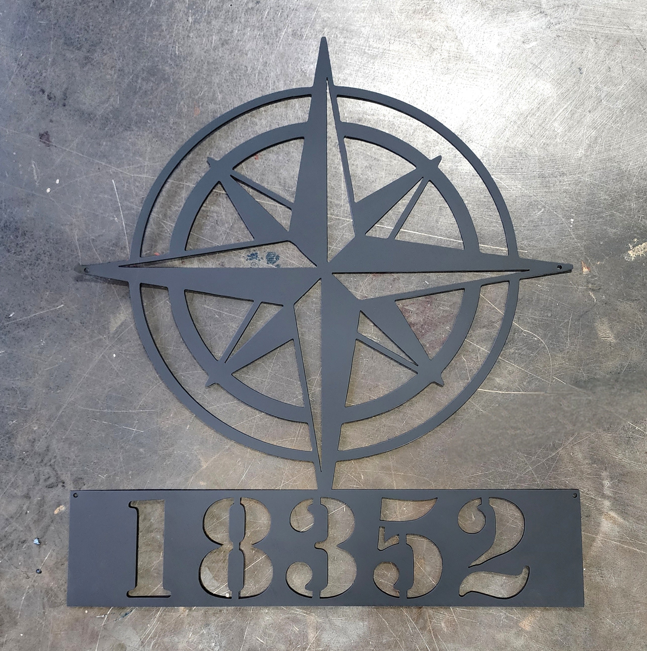 Nautical Compass #2 Metal Art