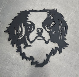 Japanese Chin Metal Wall Art