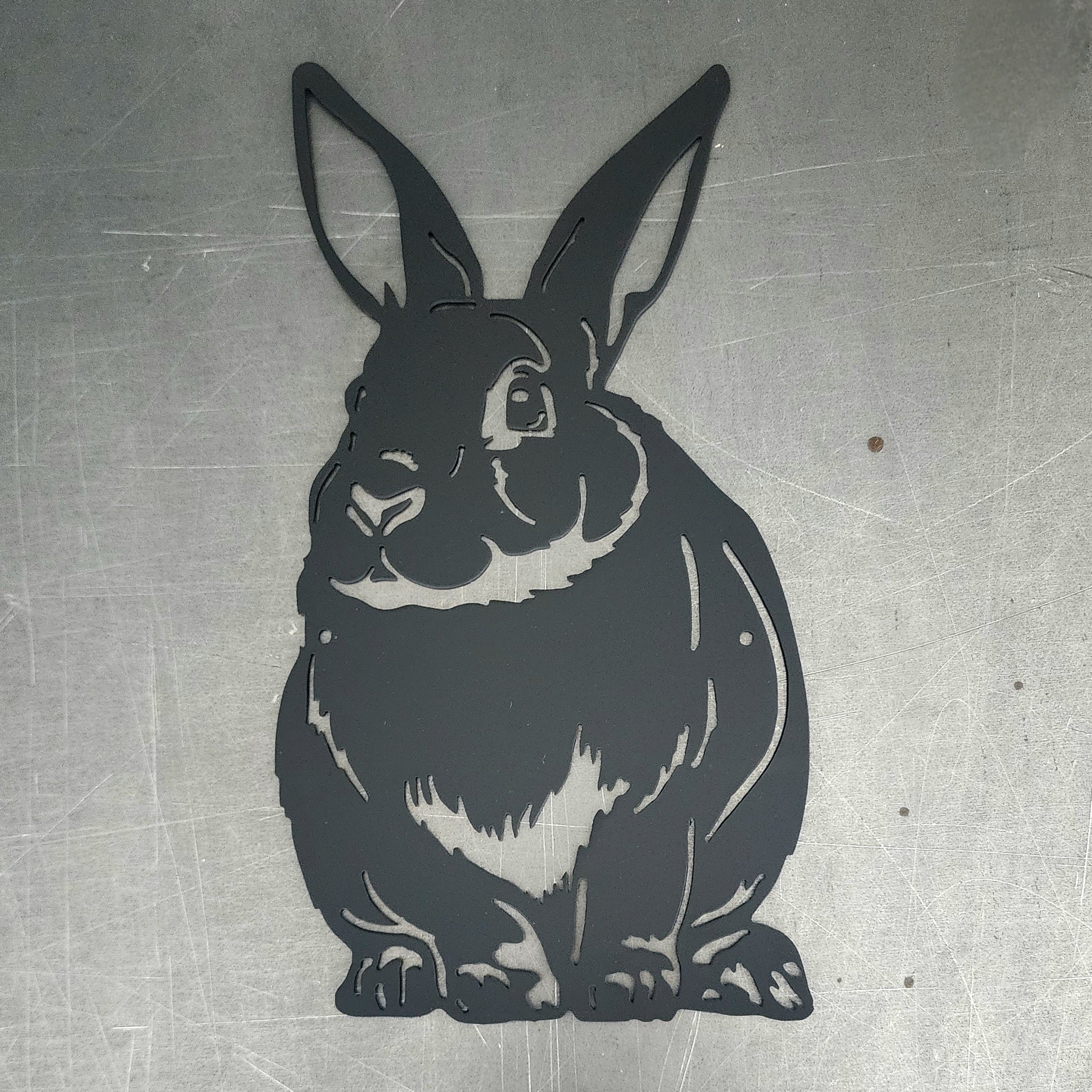 Rabbit Metal Art